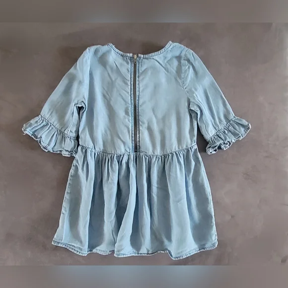 Kids Girls Denim Jean Dress - Picture 6 of 6